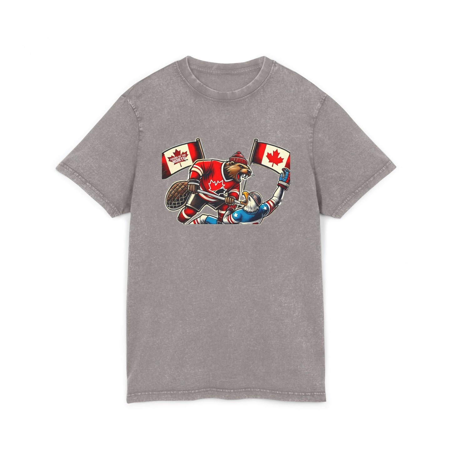 Acid Washed Canada Theme Tee - Bound by the North