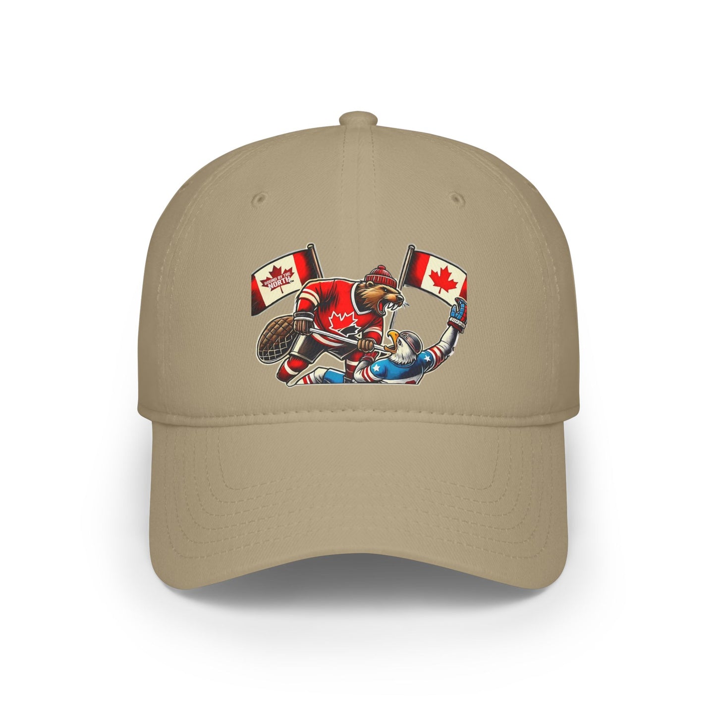 Bound by the North Baseball hat Canada Hockey Low Profile Baseball Cap