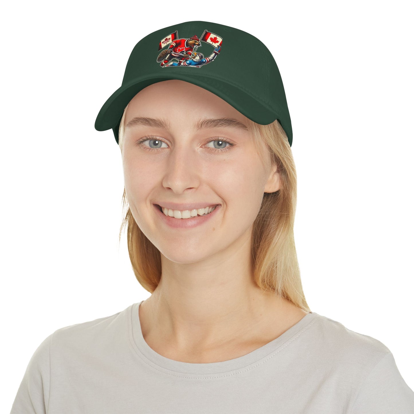 Bound by the North Baseball hat Canada Hockey Low Profile Baseball Cap
