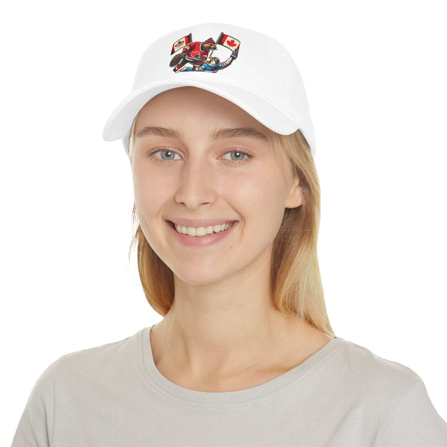 Bound by the North Baseball hat Canada Hockey Low Profile Baseball Cap