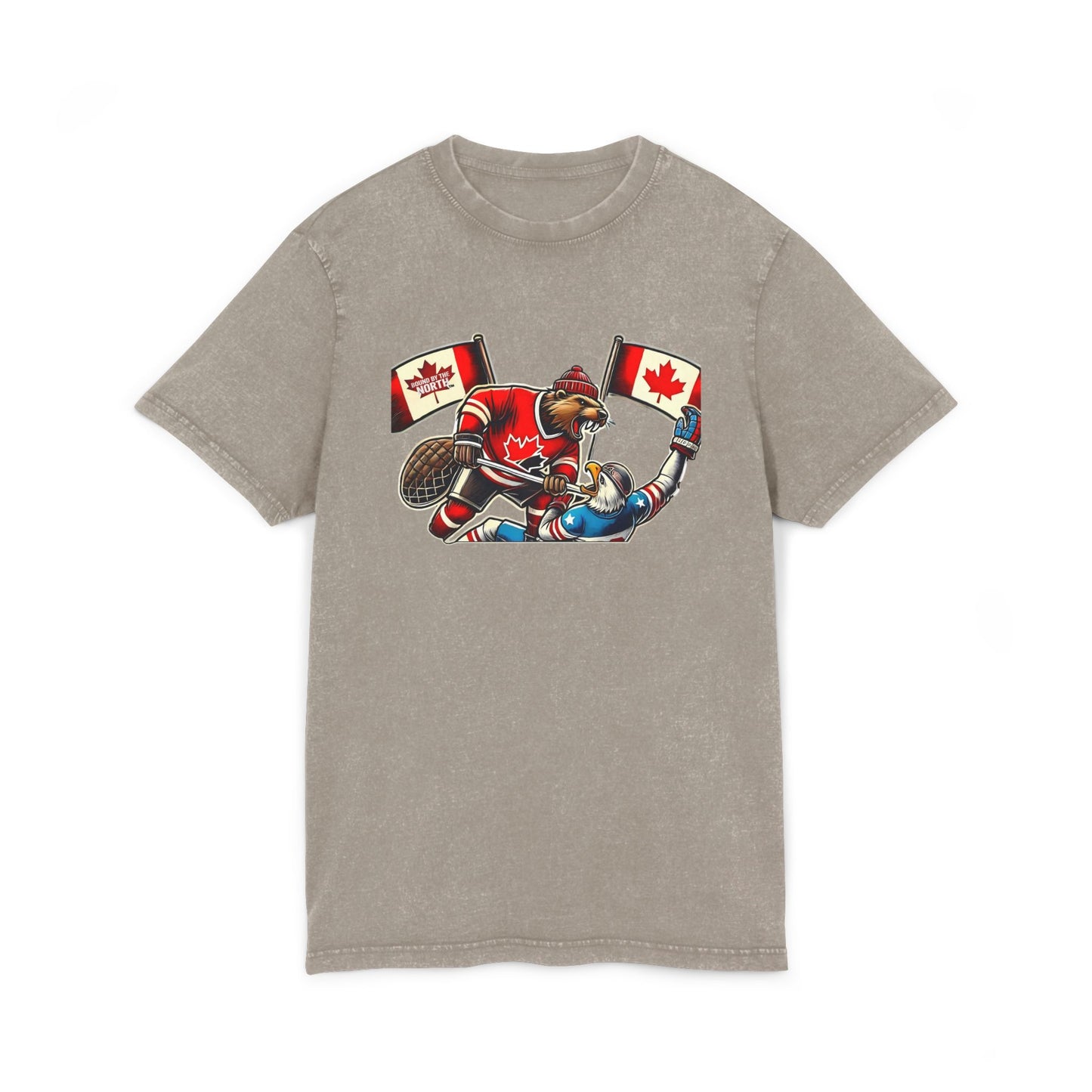 Acid Washed Canada Theme Tee - Bound by the North