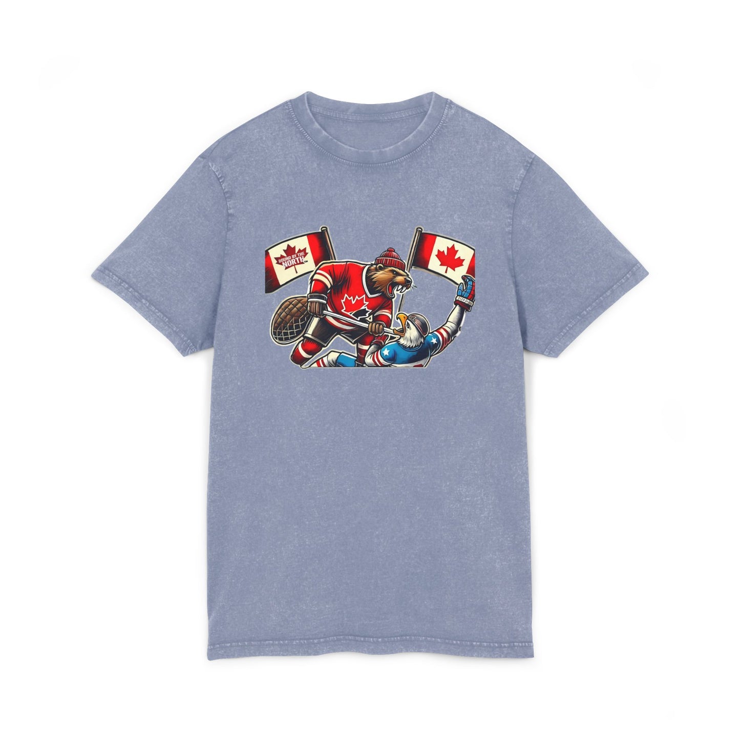 Acid Washed Canada Theme Tee - Bound by the North