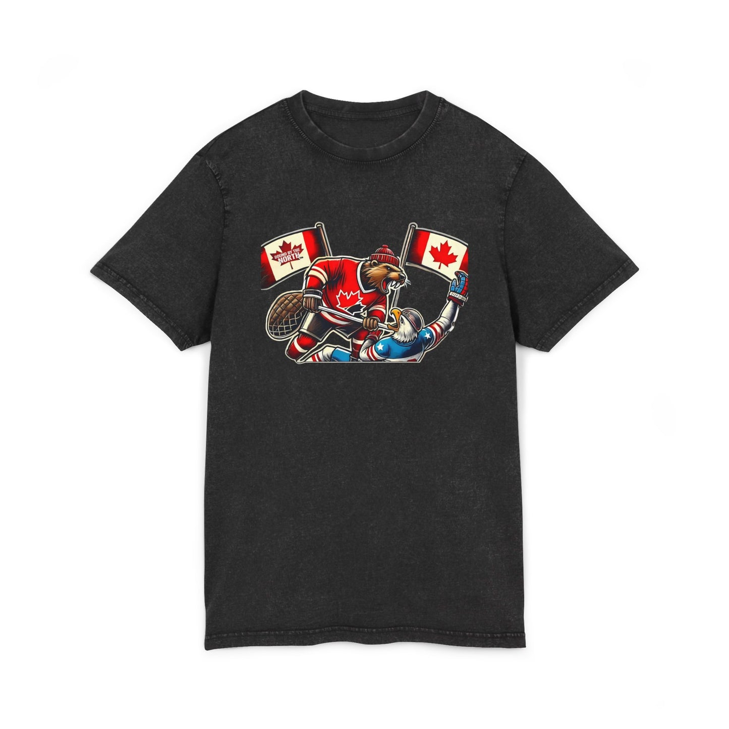 Acid Washed Canada Theme Tee - Bound by the North