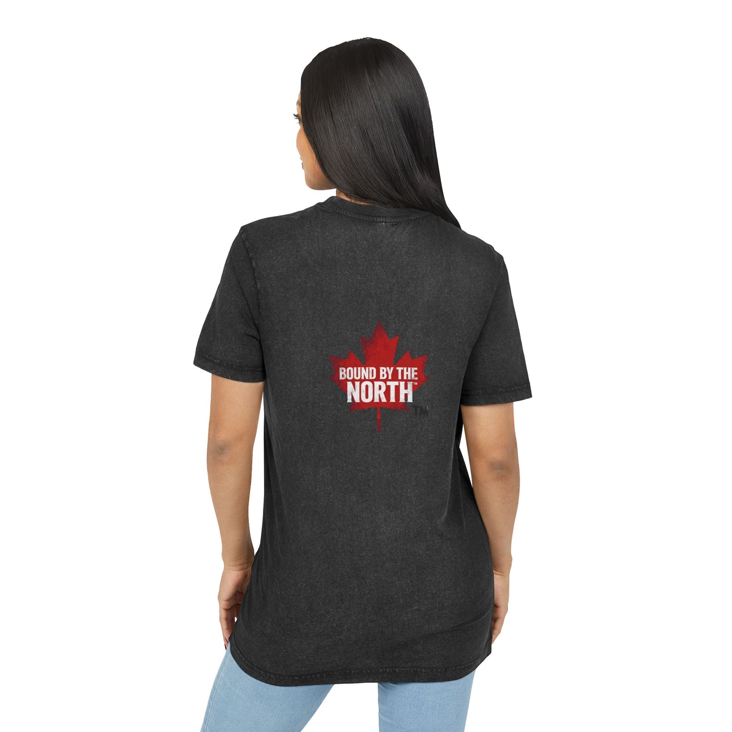 Acid Washed Canada Theme Tee - Bound by the North