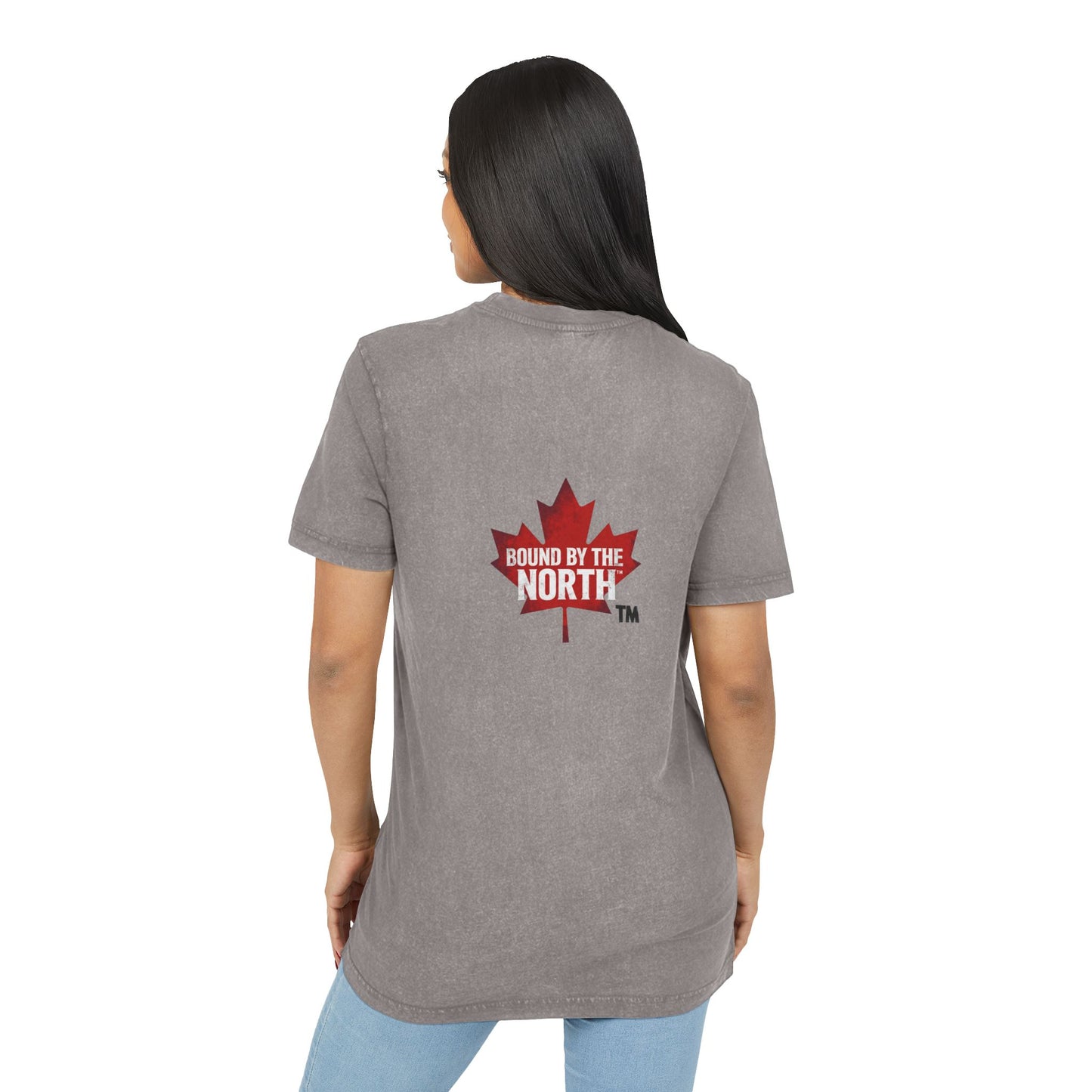 Acid Washed Canada Theme Tee - Bound by the North