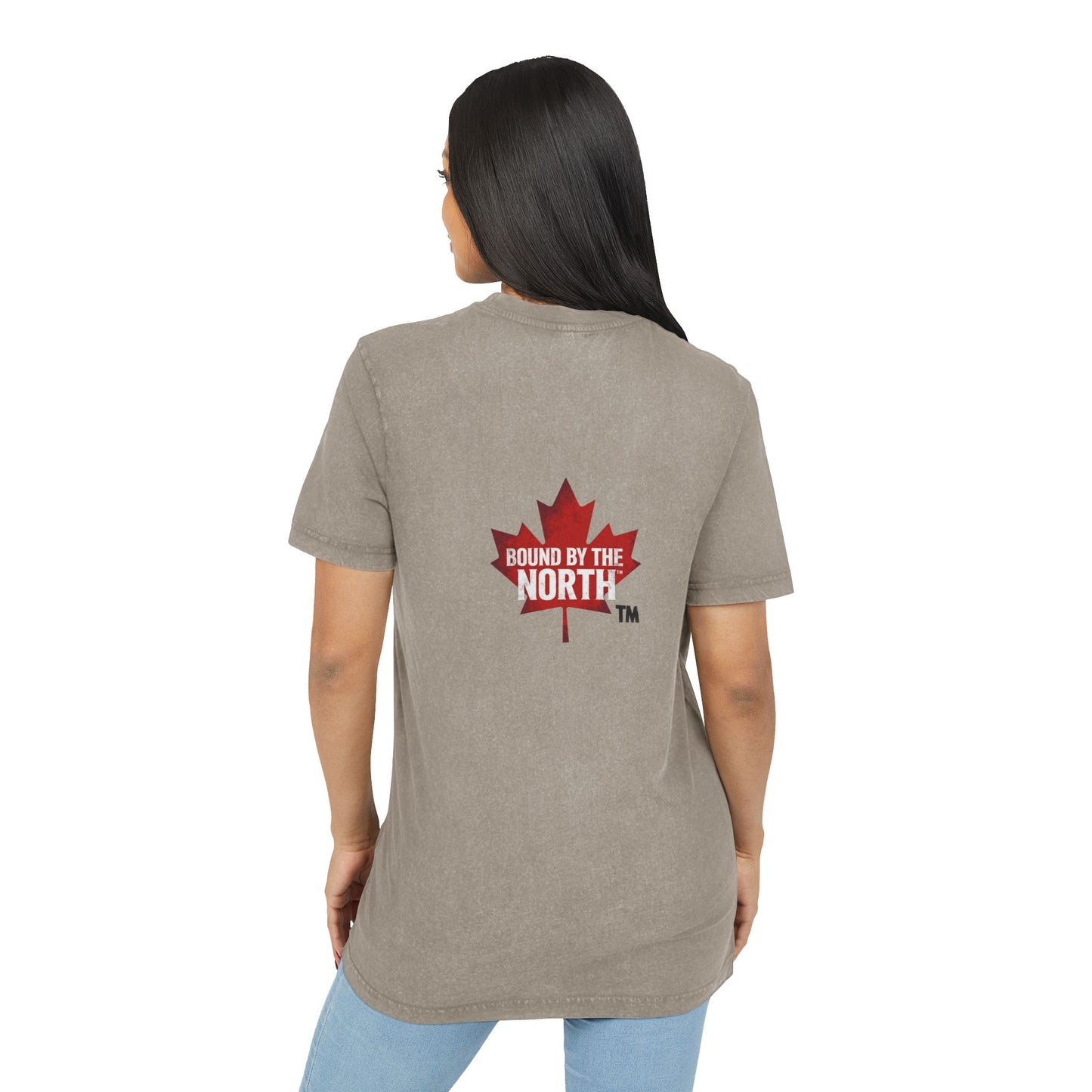 Acid Washed Canada Theme Tee - Bound by the North