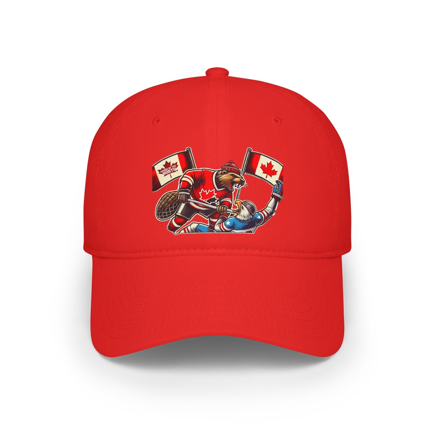 Bound by the North Baseball hat Canada Hockey Low Profile Baseball Cap