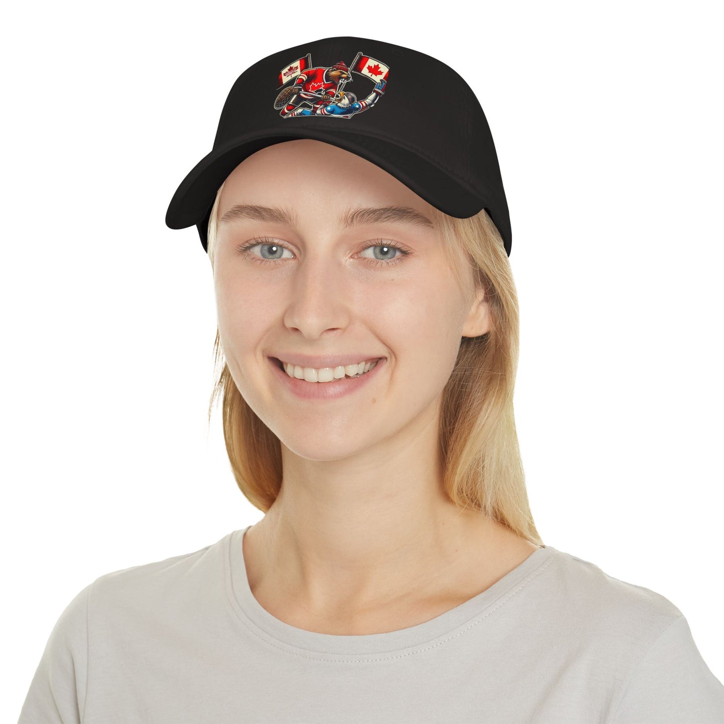 Bound by the North Baseball hat Canada Hockey Low Profile Baseball Cap