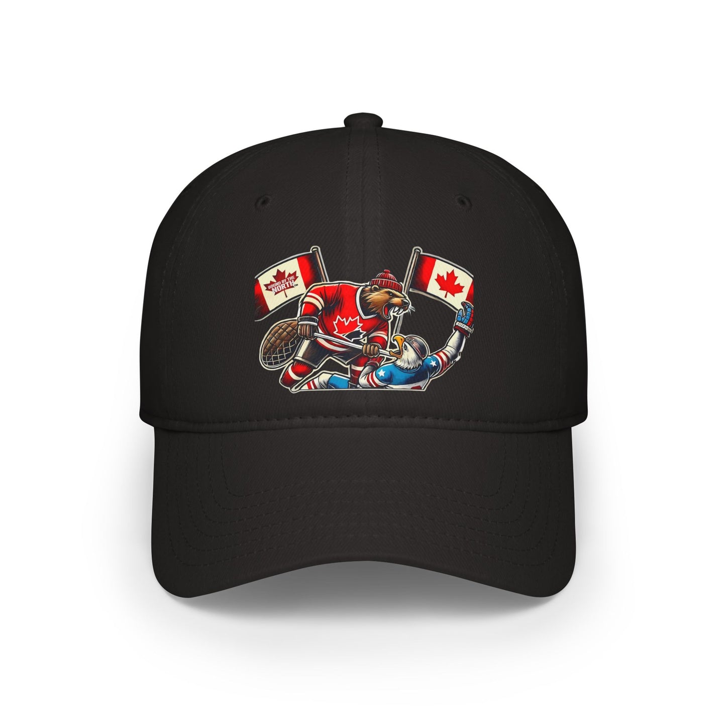 Bound by the North Baseball hat Canada Hockey Low Profile Baseball Cap