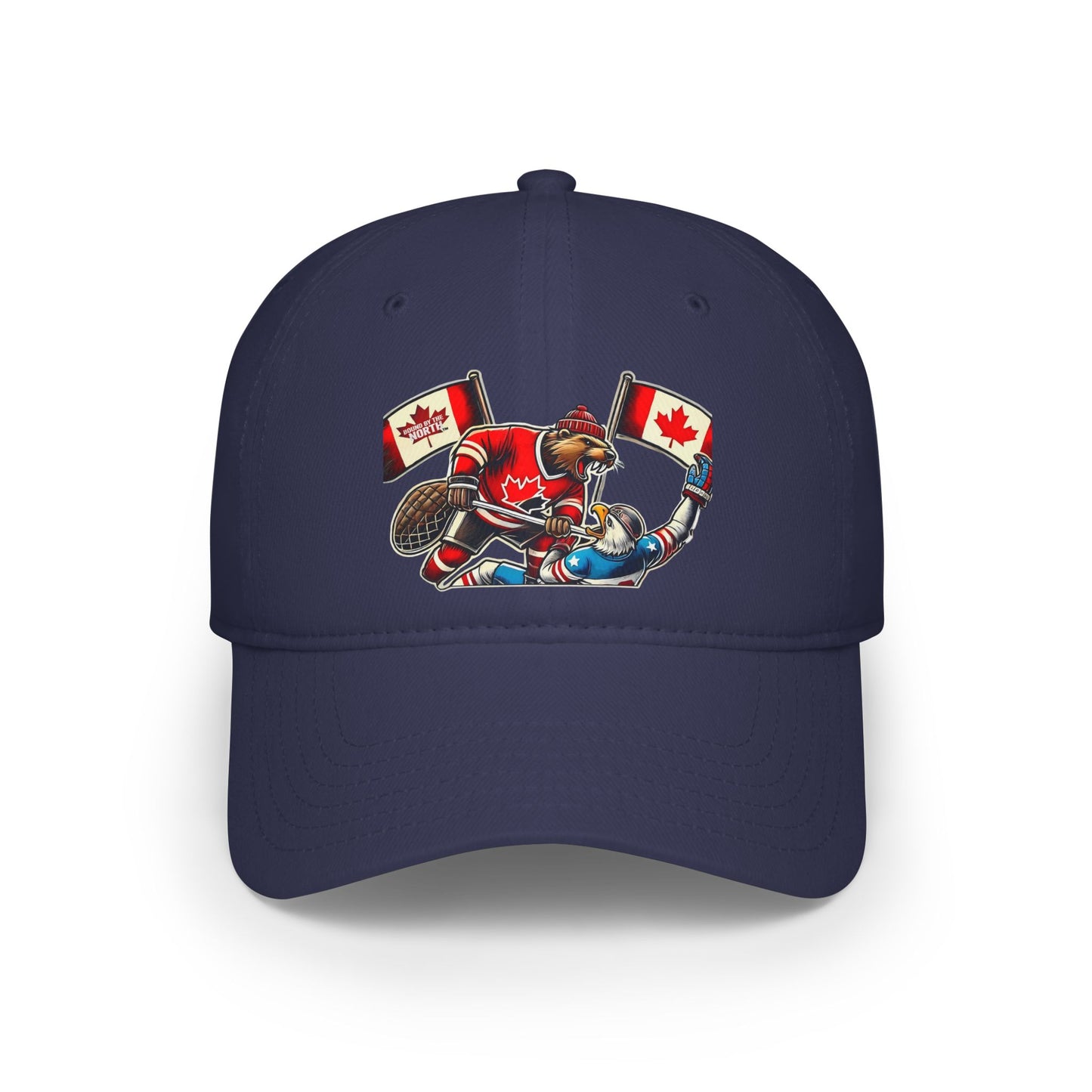 Bound by the North Baseball hat Canada Hockey Low Profile Baseball Cap
