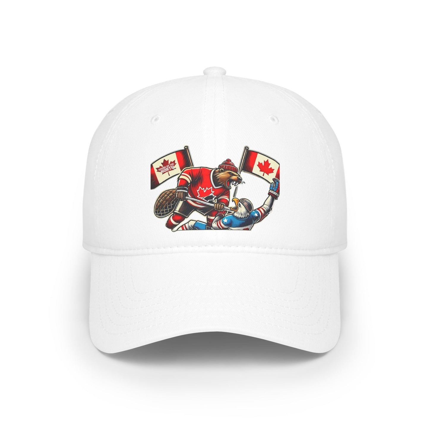 Bound by the North Baseball hat Canada Hockey Low Profile Baseball Cap
