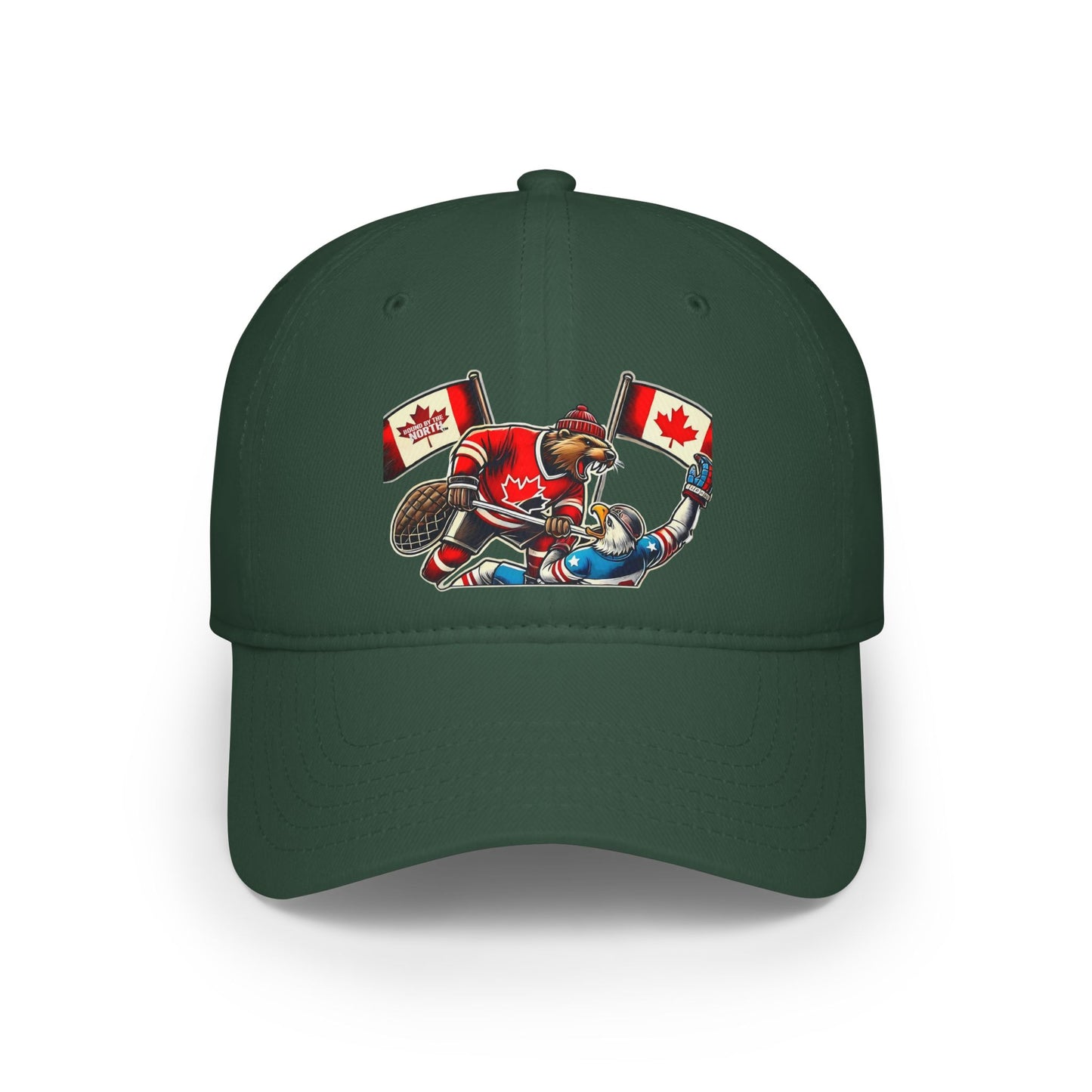 Bound by the North Baseball hat Canada Hockey Low Profile Baseball Cap